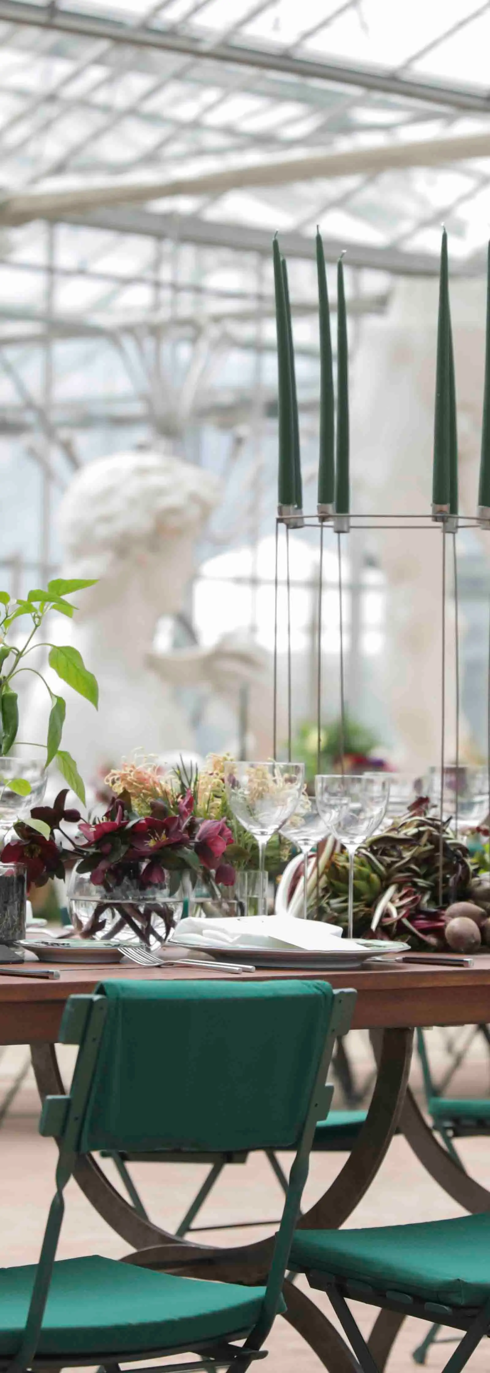 Up to 400 Guests, Among the Sculptures.