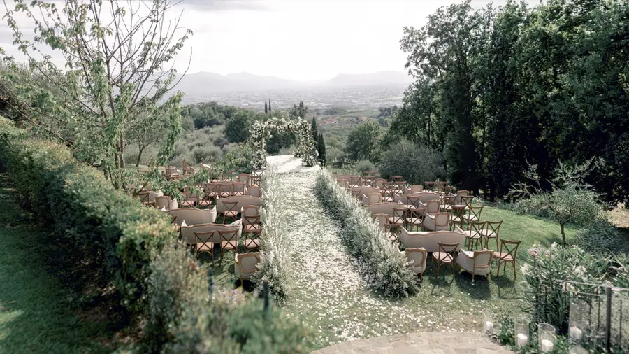An Outdoor Ceremony over Lucca
