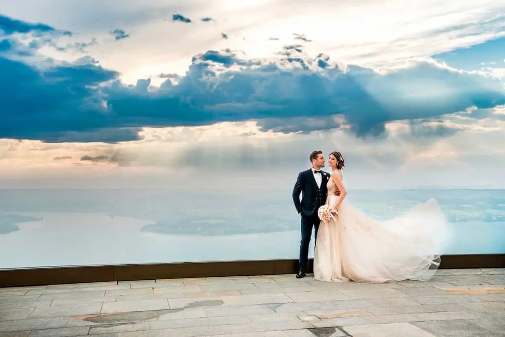 A Wedding Above the Lake.