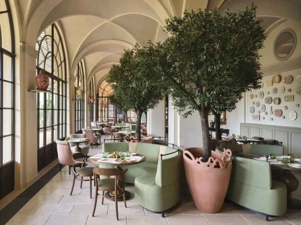 Dining Beneath the Arches.