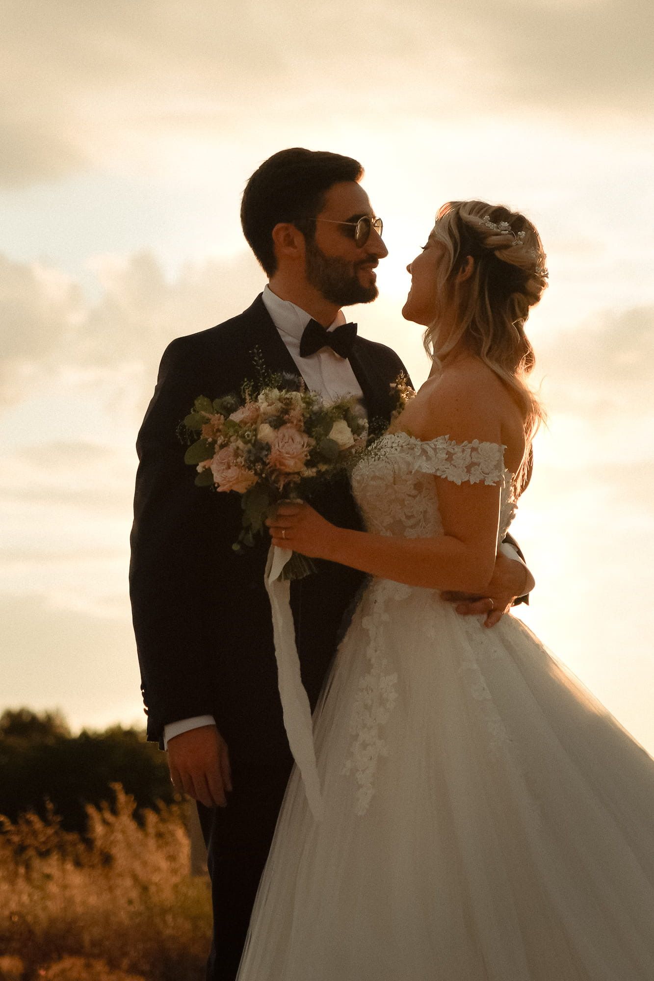 A couple at golden hour, Giuseppe Suma Weddings, Ceglie Messapica, Italy
