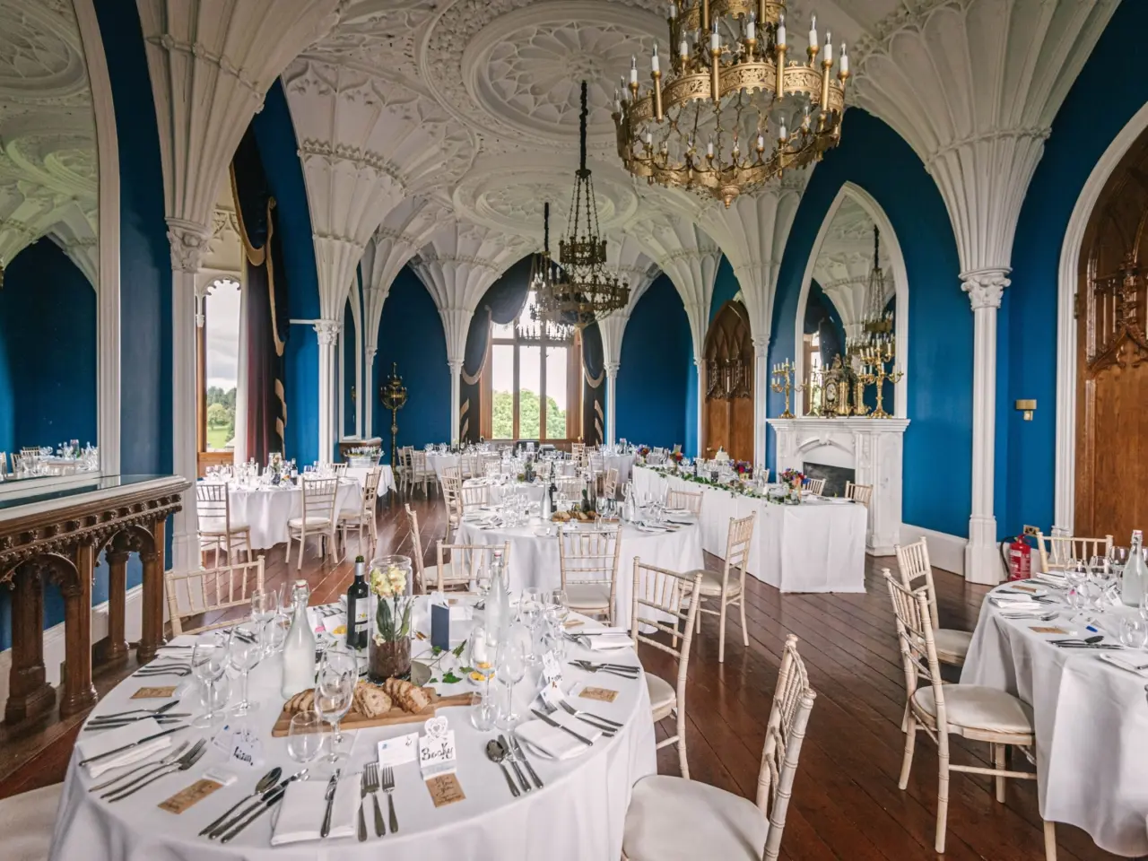 A Wedding Breakfast Under Gothic Arches.
