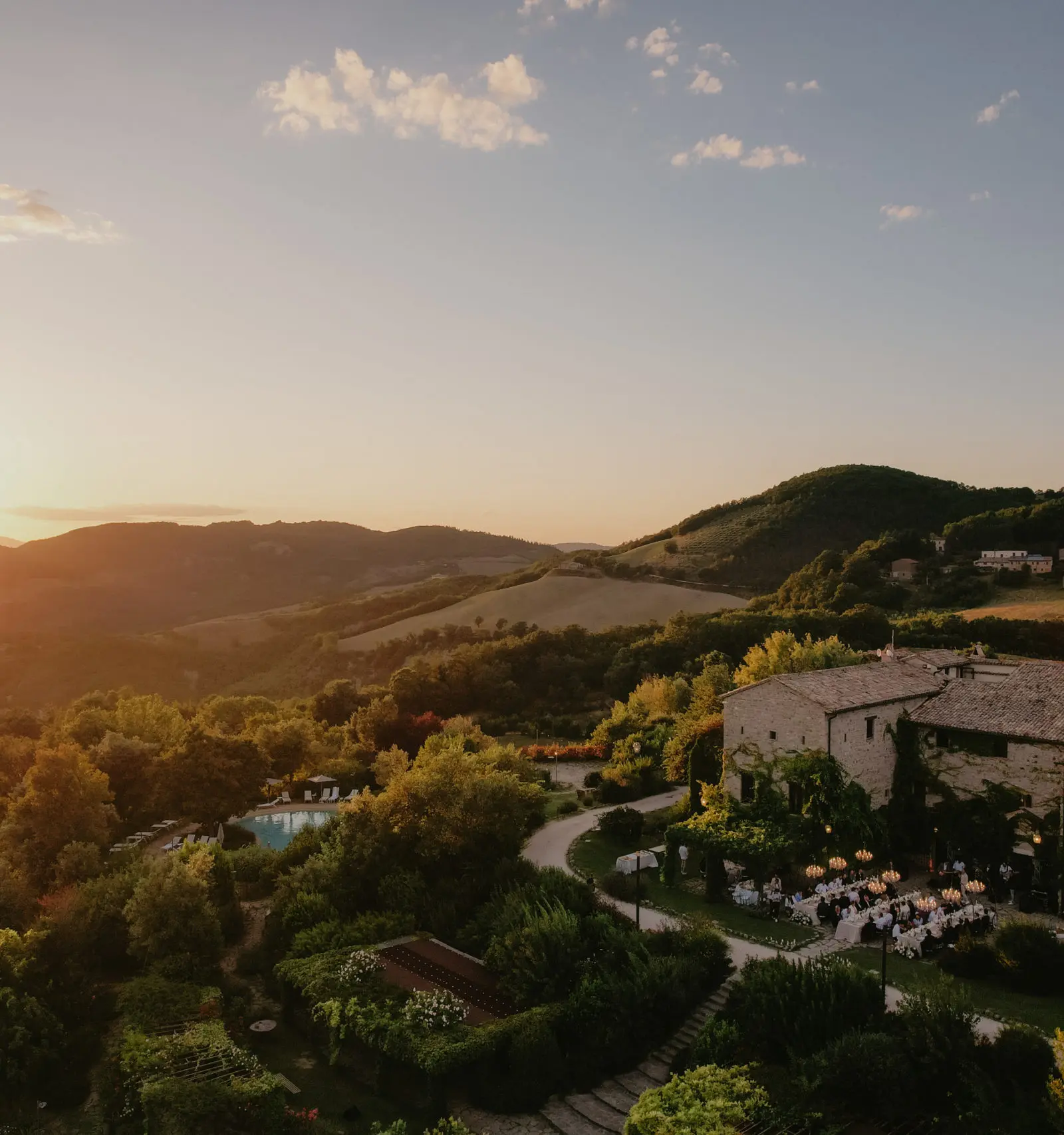 Vows, Terraces and a Truffle Kitchen.