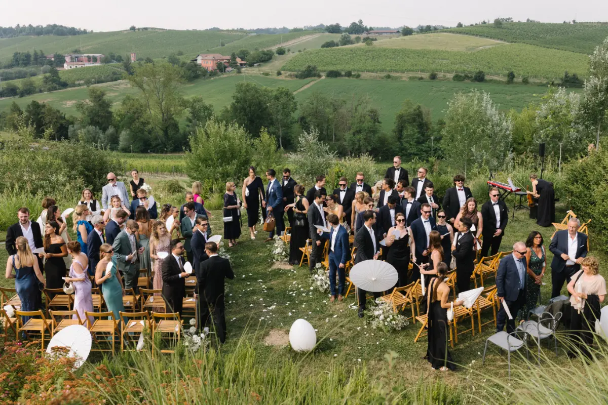 A ceremony in the Gavi hills at La Raia