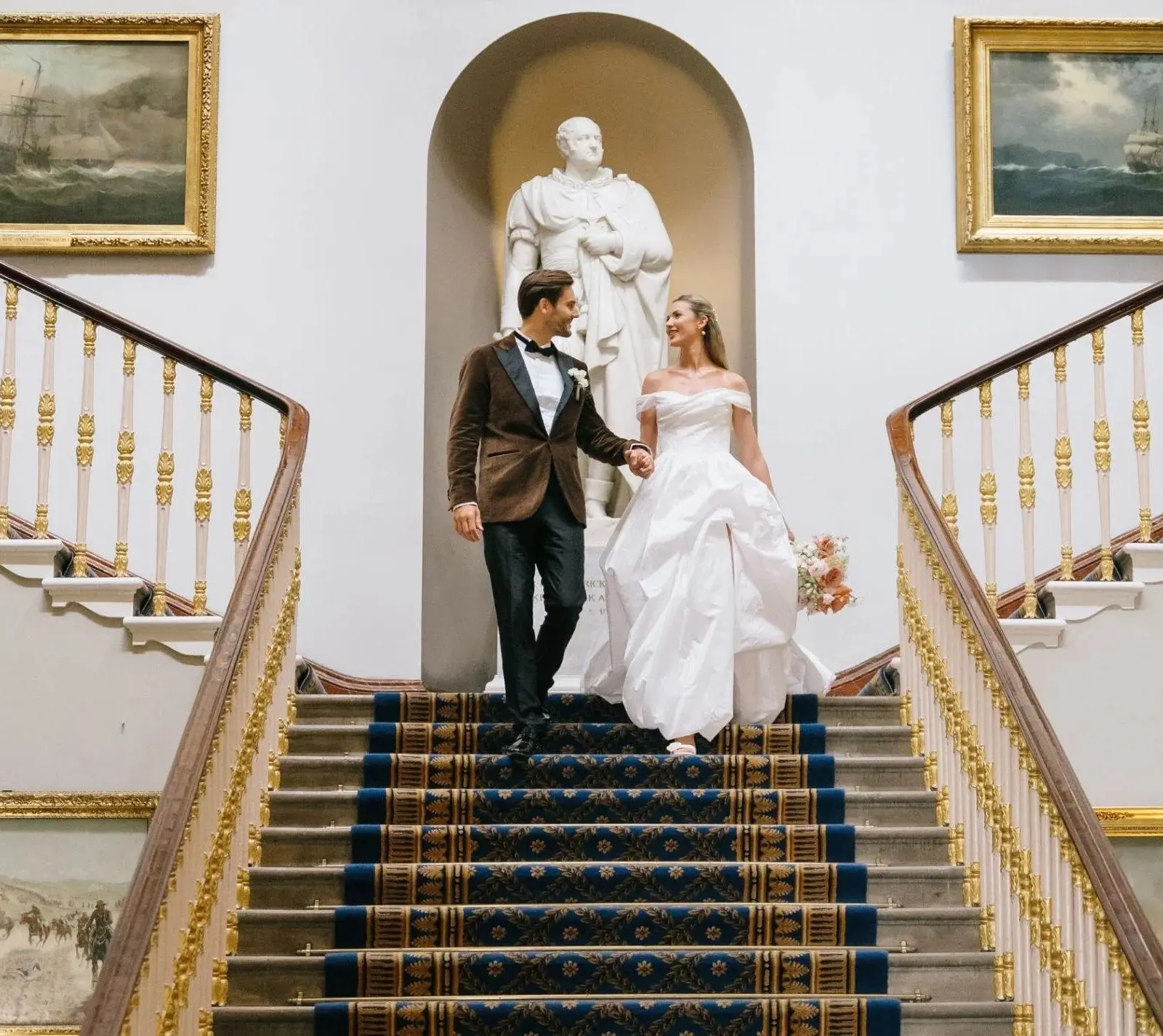 A Ceremony On The Grand Staircase.