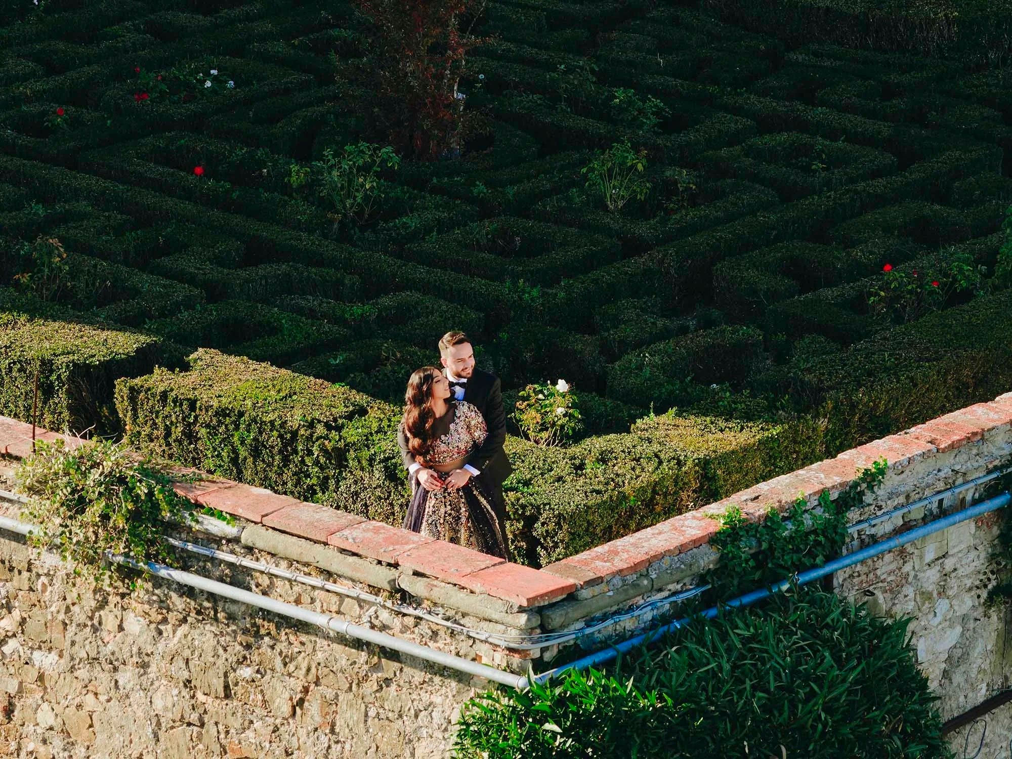 Tuscany: the garden maze