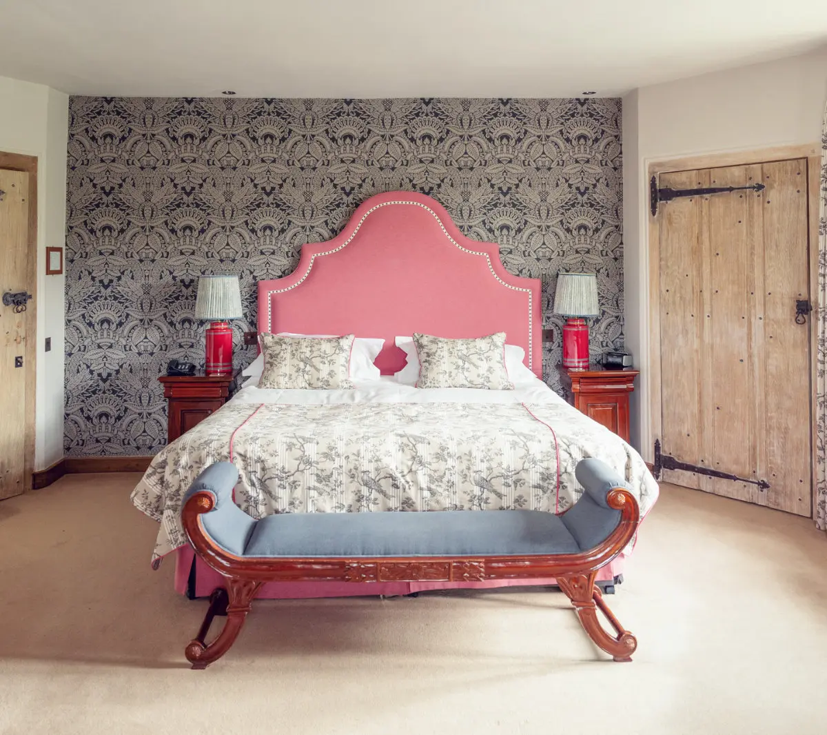 A Maiden's Tower Deluxe Double Bedroom at Leeds Castle