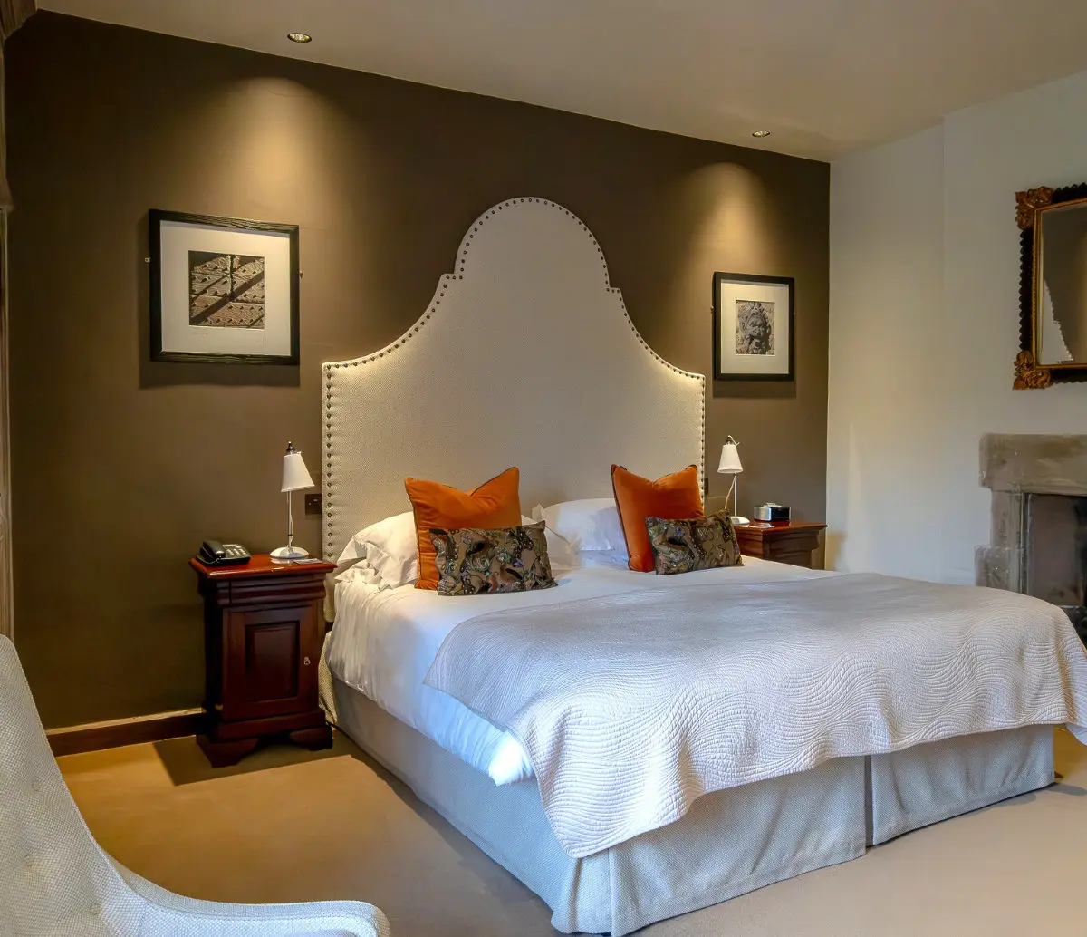 A Maiden's Tower Deluxe Double Bedroom at Leeds Castle