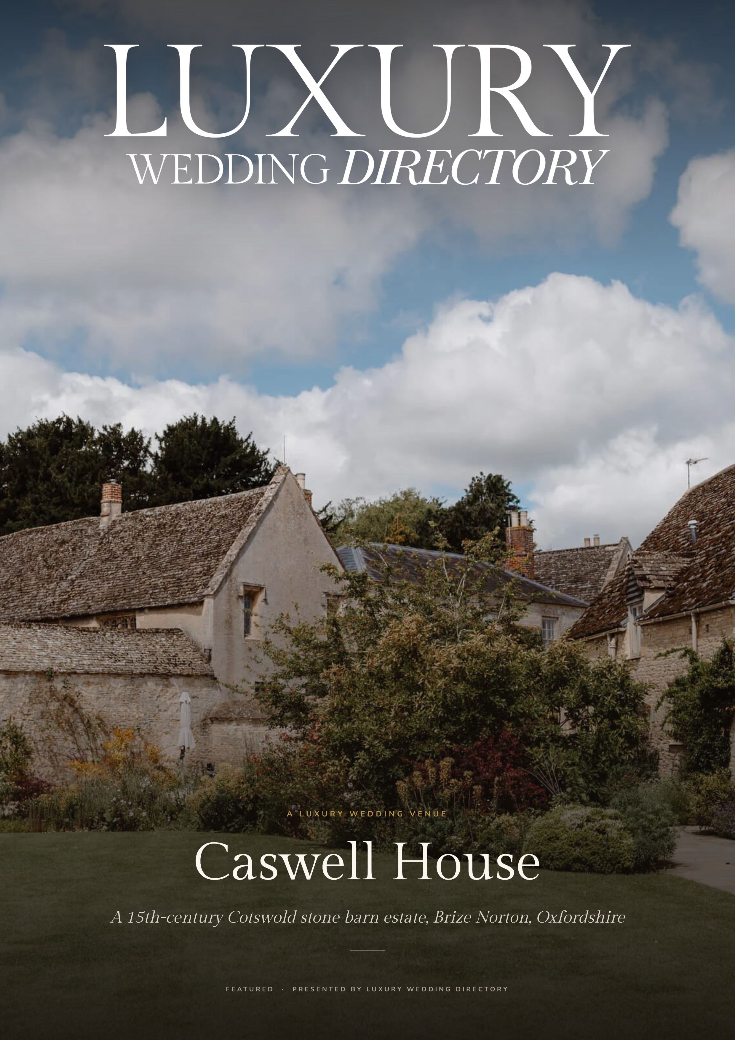 Caswell House, cover