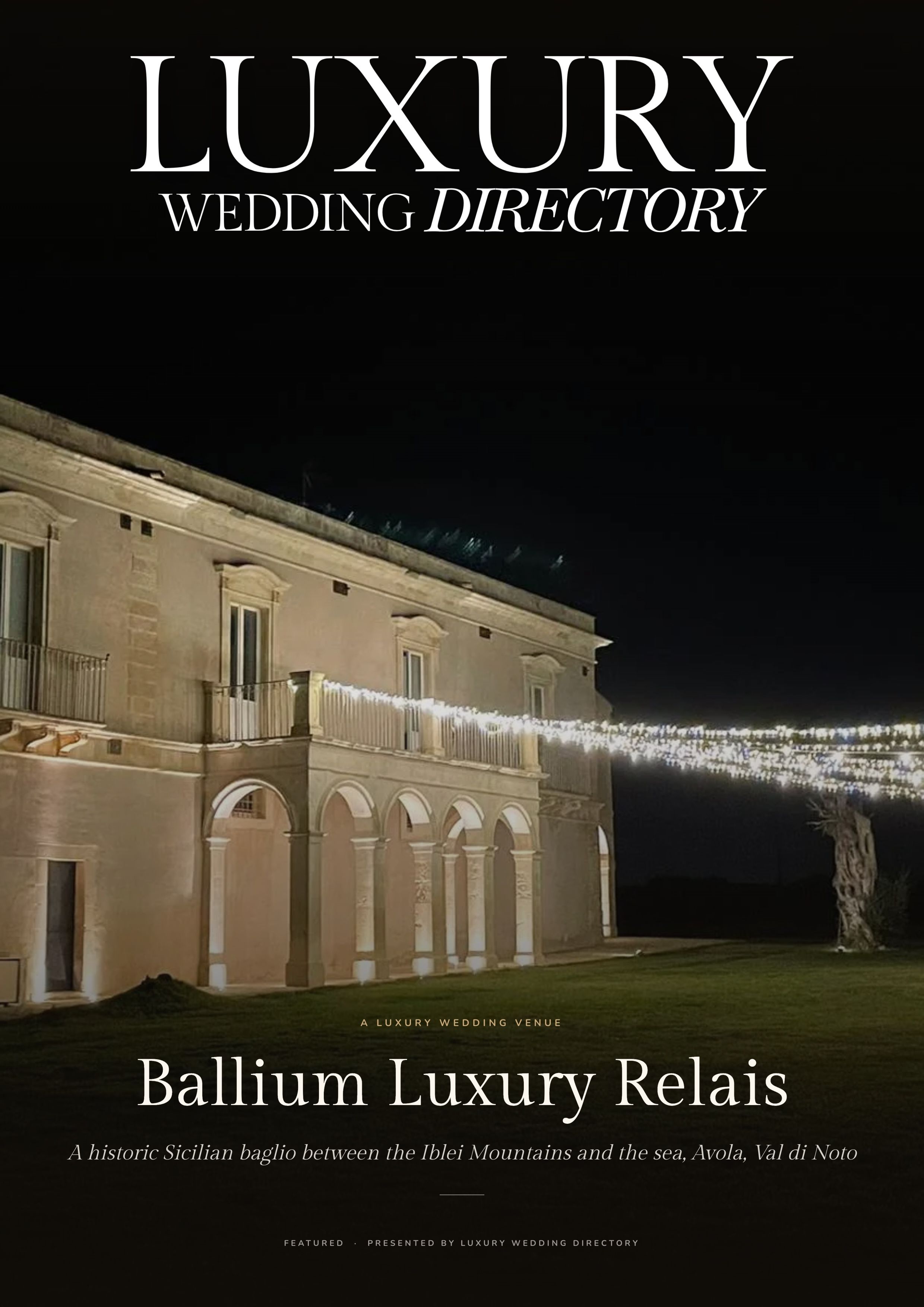 Ballium Luxury Relais, cover