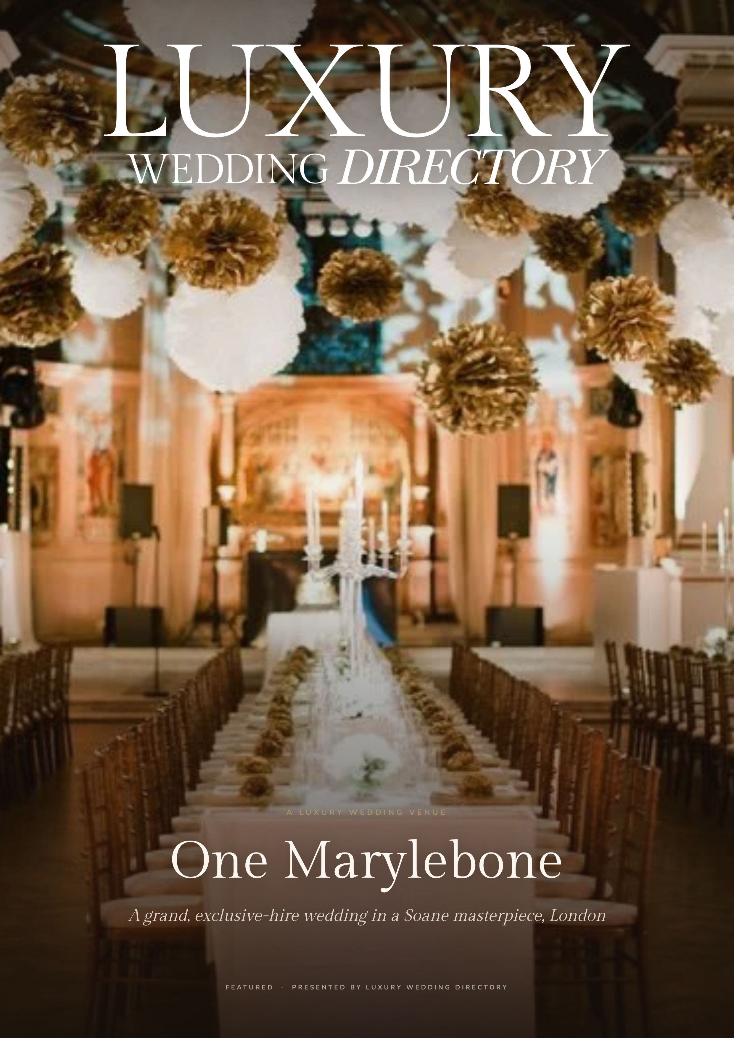 One Marylebone, cover