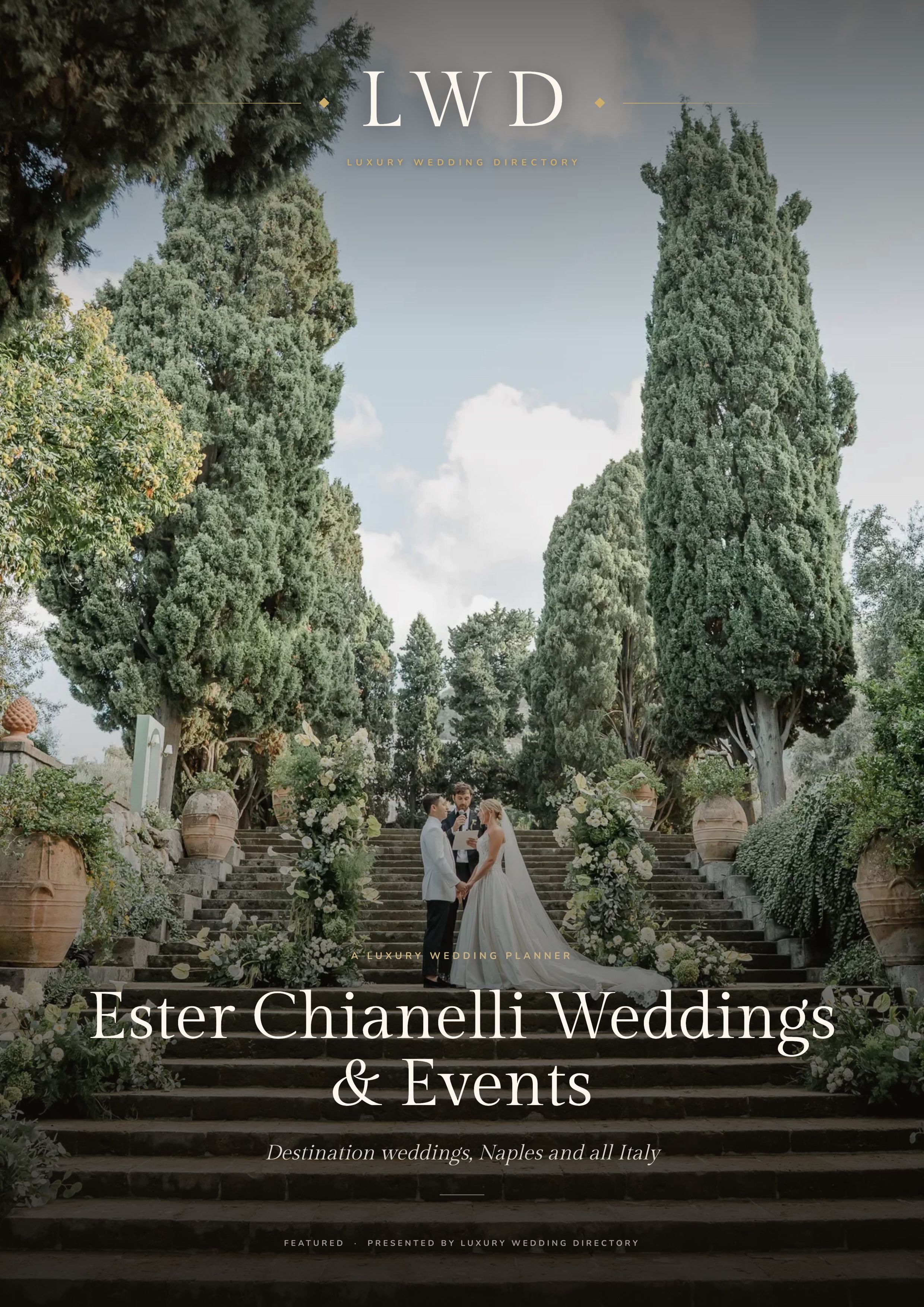 Ester Chianelli Weddings & Events, cover